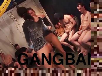 gangbang party with german wild girls