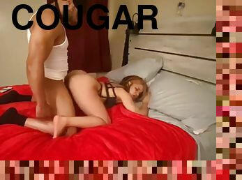 Coquettish USA Raunchy Cougar With A Fabulous Booty Enjoys A Big Black Cock