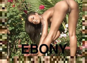 Ebony Hot Beauty Banged Outdoor