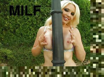 Hot blonde MILF Sabrina amazing porn video