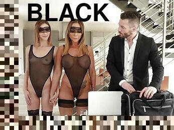 Mom and dauther in fetish BDSM scene - aubrey black