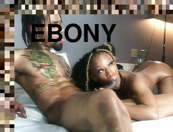 Raunchy ebony whore incredible porn video