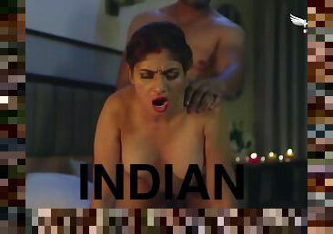 Romantic Indian porn with busty MILF - big natural tits