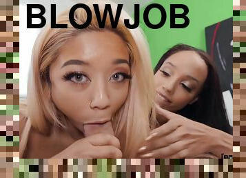 Gia Dibella and Alexis Tae crazy threesome porn video
