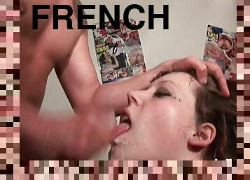 French chubby first timer getting fucked in panties at casting porn tryout