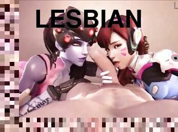 lesbian overwatch cartoon compilation