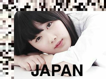 asiatisk, skønheder, teenager, japans, ung-18, solo, personlig