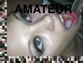 amateur, babes, ejaculation-sur-le-corps, fou, salope, ejaculation, bukkake, fétiche