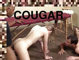 Nasty cougar dirty cuckold adult clip