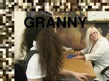 Granny tongues cute lesbo - hot amateur porn