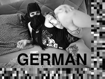 German Gangster Teen Bonny and Clyde Porn Parody Black White