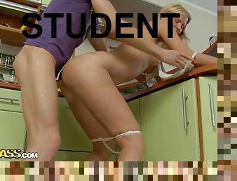 Anal fuck with a sassy student scene 1