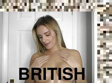 British beauty creampies her amazing big boobs