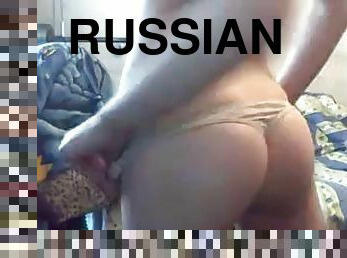 Russian busty girl webcam show