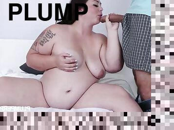 Vanessa London - Plump and Pregnant Brunette Beauty in Hardcore with Cumshot