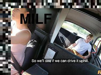 Female Fake Taxi - Young Stud Fucks MILF Cab Driver 1 - Robi Dane