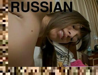 Small titted russian teen take in the ass