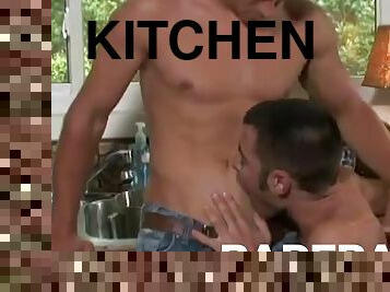 DirtyBoySociety Justin Ryder fucks a horny twink in the kitchen
