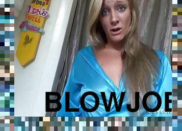 Piercing Blue Eyes Of A Step Mom Giving A Blowjob - Betsy Blue - Betsy blue