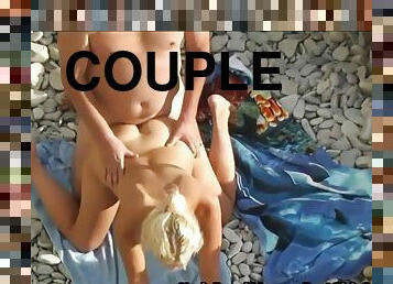 Couples On Beach Perform Doggy Style Co - Nudist
