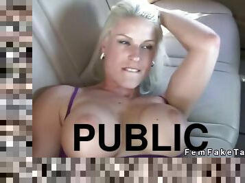 Huge tits banging taxi driver pov clients