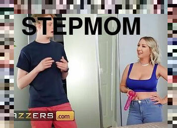 Jimmy finds his stepmom Quinn Waters masturbating and bonds with her in a way his father would hate - Brazzers