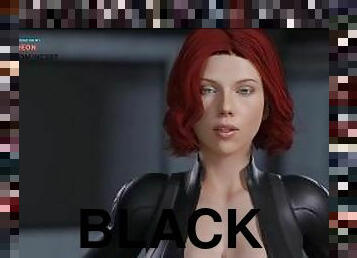 BLACK WIDOW DO A SPECIAL TRANING FOR NEW RECRUTS  HOTTEST MARWEL HENTAI ANIMATION 4K 60FPS