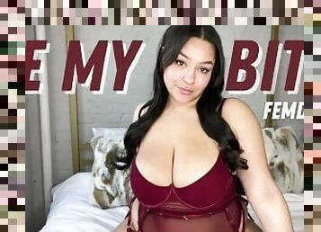 Be My Bitch: FemDom JOI — Slave Training — Cum Countdown — POV
