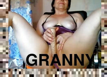 A very horny granny