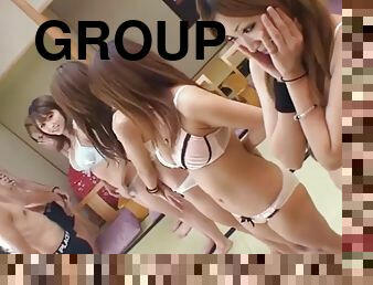 parti, oral-seks, japonca, grup-sex