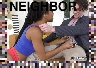 Kira Noir sucked off the whole neighborhood