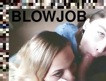 Two hot whores give amazing blowjob - I found it on www.WhoreSS.com