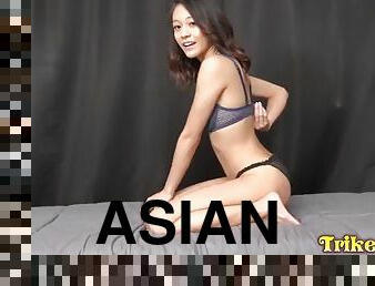 Trikepatrol tiny asian porn star jasmine grey rides big dick