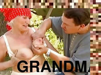 Disgusting sex with grandma