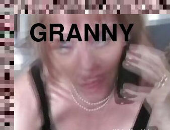 Granny is a cum swallower
