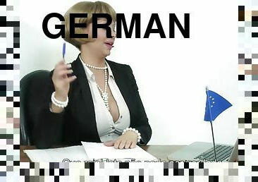 Hardcore fuck with a German milf