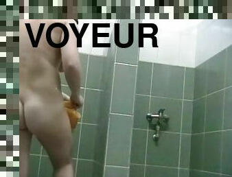 Ladies exposed in the showers by hidden cam
