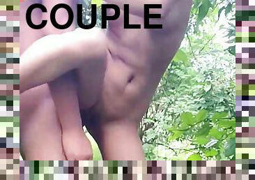 Very Hot College Couple Risky Outdoor Public Fuck In Jungle Sri Lanka