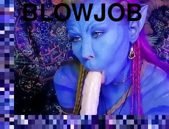 Avatar POV blowjob (Body paint) - MisaCosplaySwe