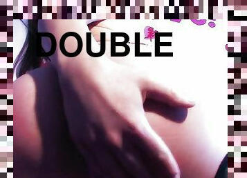 Double Self Penetration Valentines Day Fun