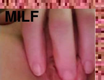 chatte-pussy, amateur, milf, point-de-vue, solo, humide