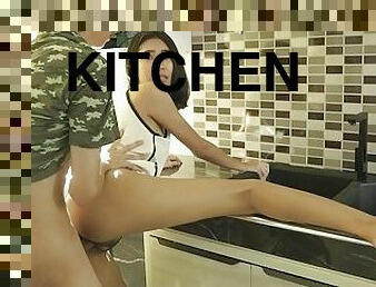 Kitchen Fuck Asian Girlfriend