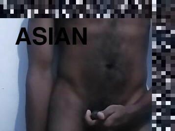 Boy masturbates on a camera using his hand