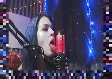 ASMR LICKING MICROPHONE DROOL ????????????