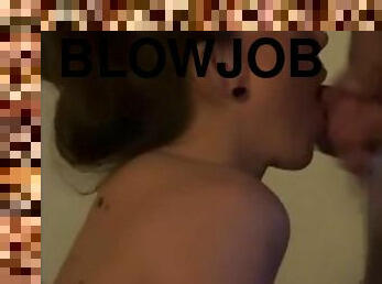 A great blowjob with a great final cumshot