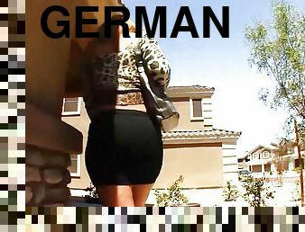 Super hot German MILF gets banged all over the house by her dude