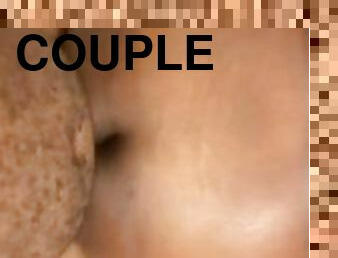 Horny couple fuck