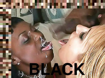 Curvy women share big black dick