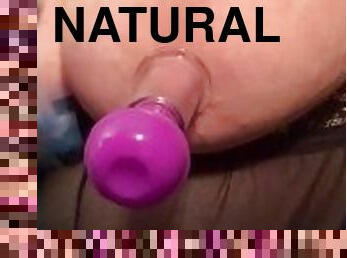 Huge natural tits big nipples suction