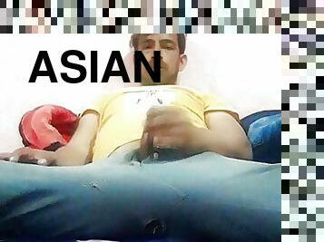 asian boy masturbating